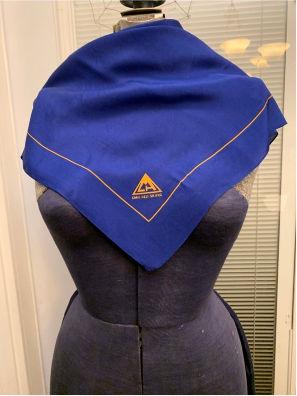 Women's Unbranded Blue yellow CMH Heli-Skiing Scarf One Size